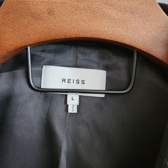 Reiss gable Epsom overcoat black - Picture 2 of 7